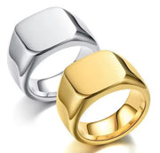 Anillos Cuadrado Liso