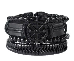 Set Brazaletes dé Cuero Timon