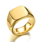 Anillos Cuadrado Liso